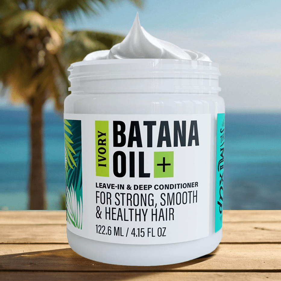 Ivory Batana Oil & Babassu Oil Leave-In & Deep Conditioning Hair Mask 4 oz