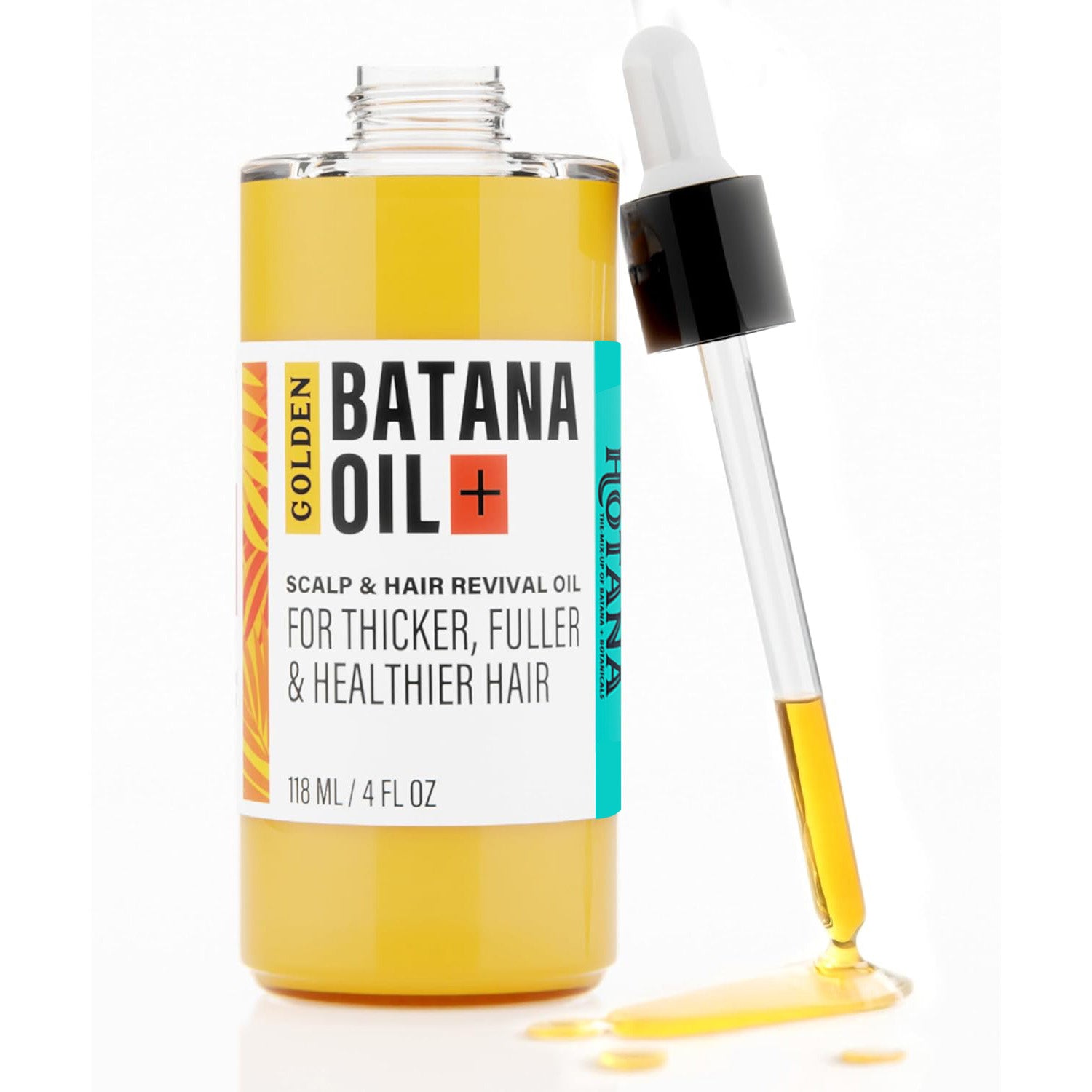 Aceite de Batana Dorado + Aceite Revitalizante para Cuero Cabelludo y Cabello 4 oz